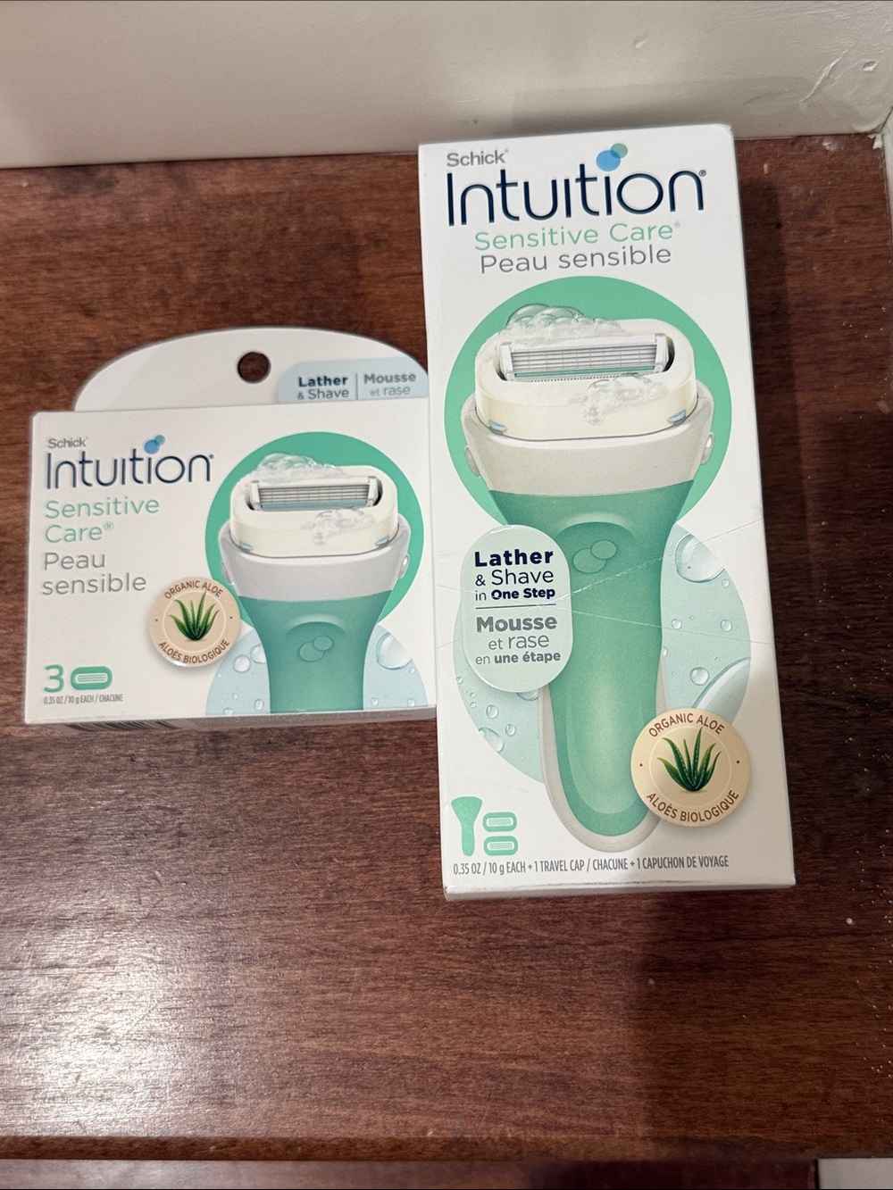 NWT Schick Intuition Sensitive Care Razor with Aloe Bundle